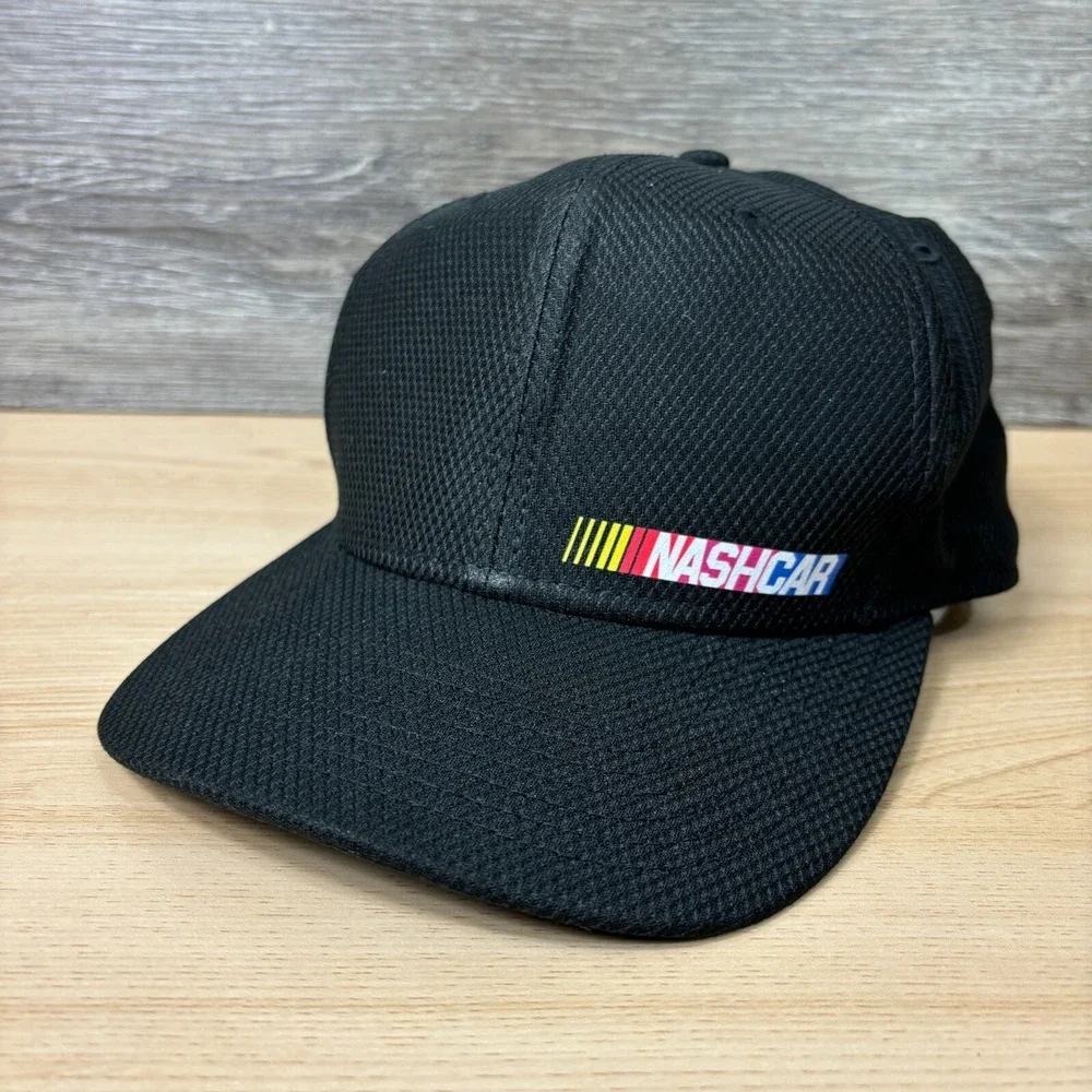 Nascar Hat Cap Strap Back Black Performance Race Car‎ Racing